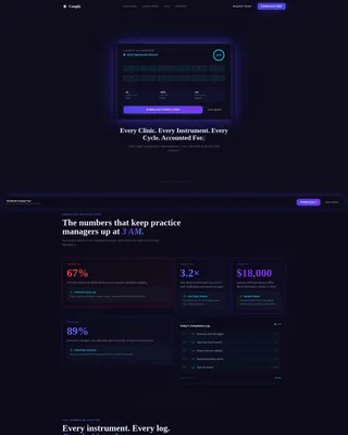Advanced Dental Software Privacy Policy & Terms Website Template