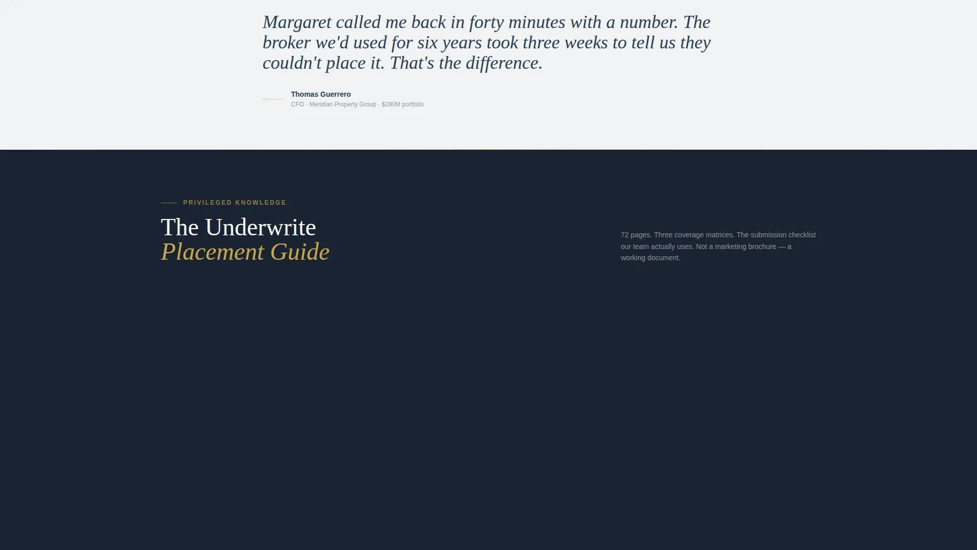 Underwriter Blog Website Template