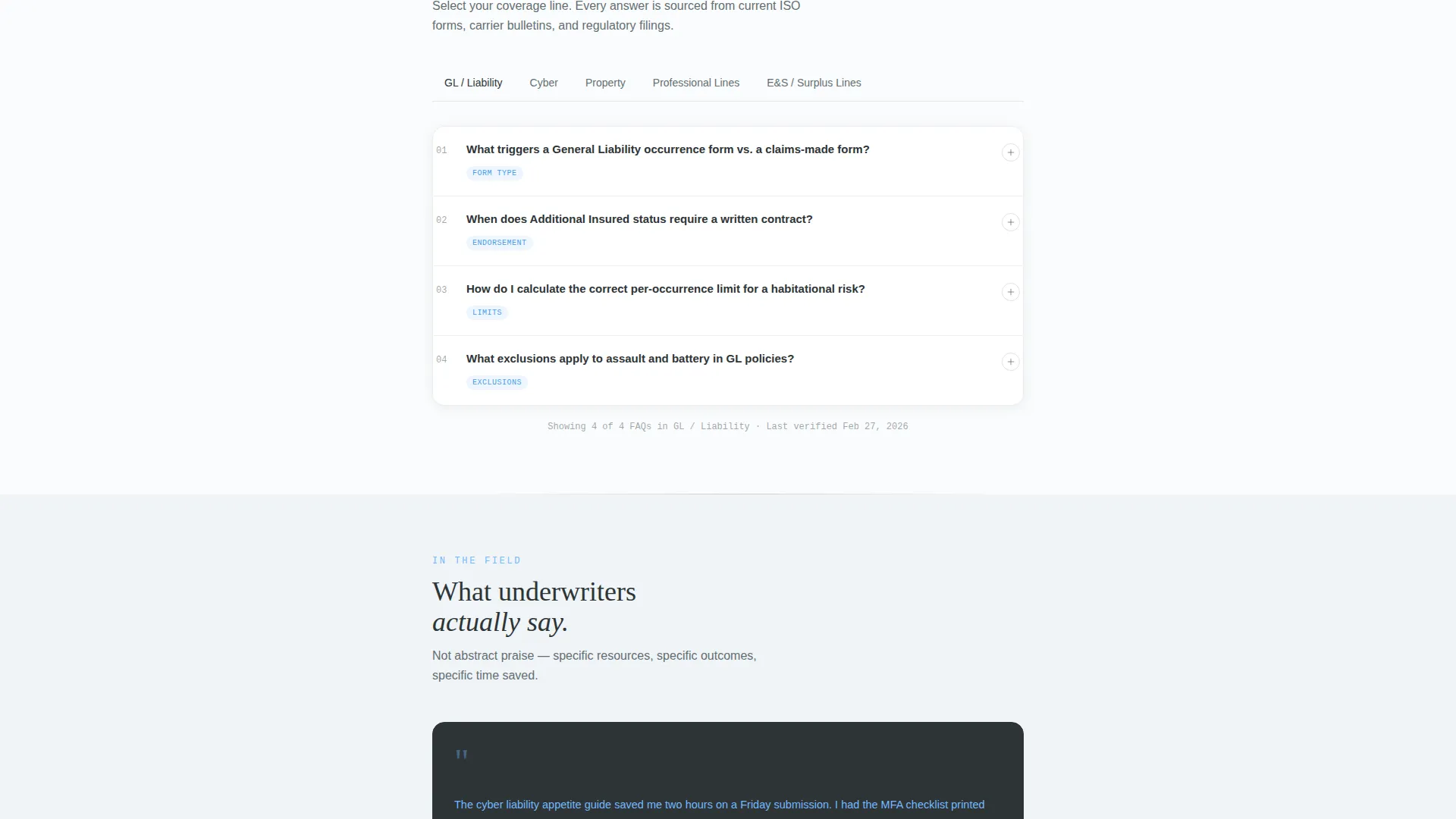 Underwriter Booking Website Template