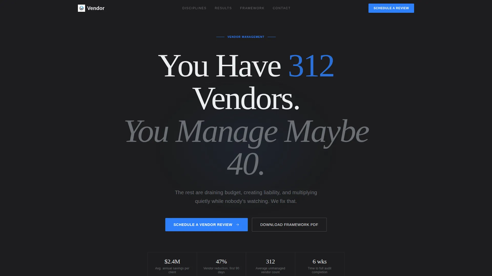 Supply Chain & Procurement Booking Website Template