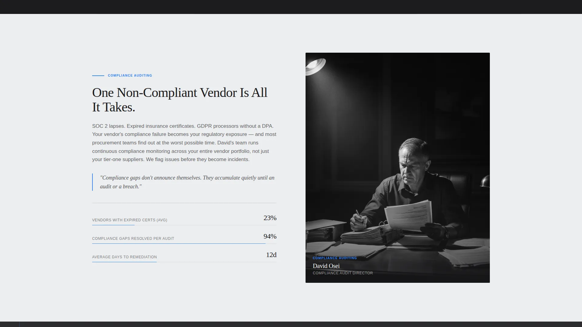 Supply Chain & Procurement Booking Website Template