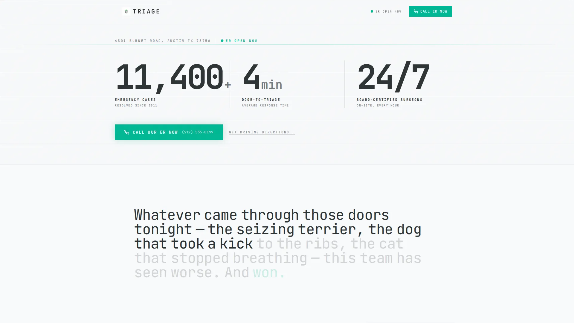Veterinary Clinic Marketing Professional Website Template