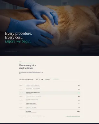 Veterinary Clinic Marketing Directory Website Template