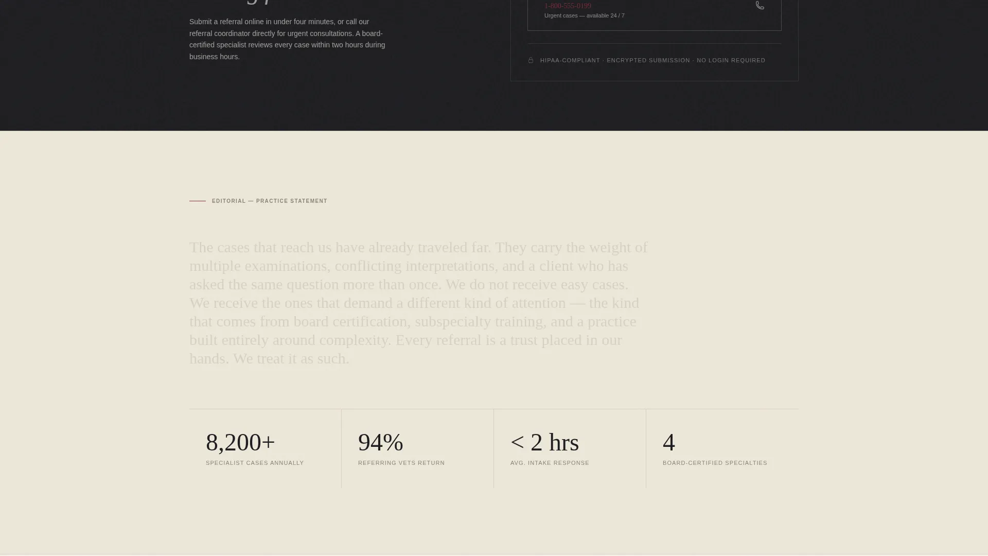 Veterinary Clinic Marketing Blog Website Template