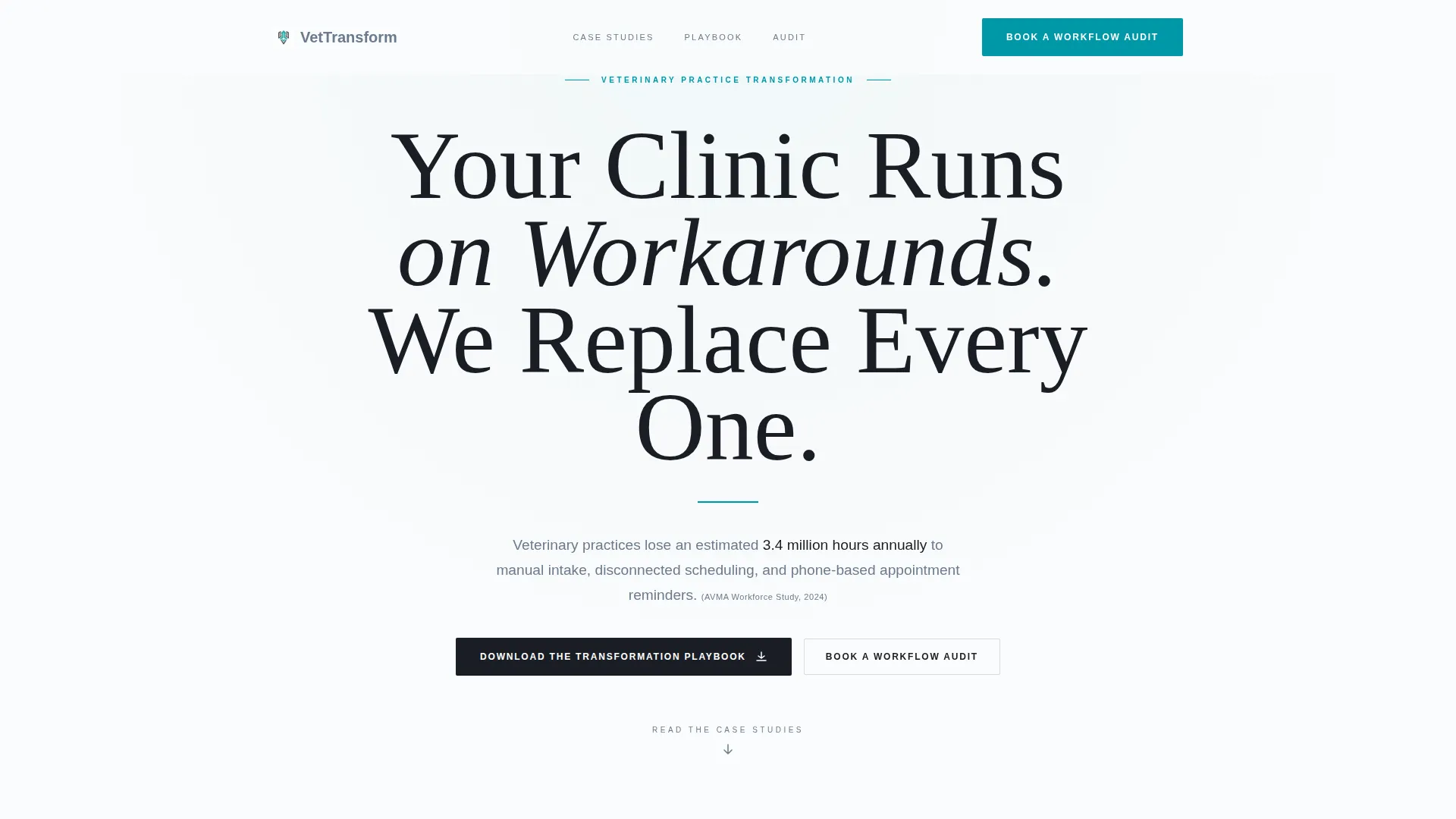 Veterinary Consulting Portfolio Website Template
