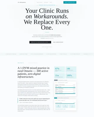 Veterinary Consulting Portfolio Website Template