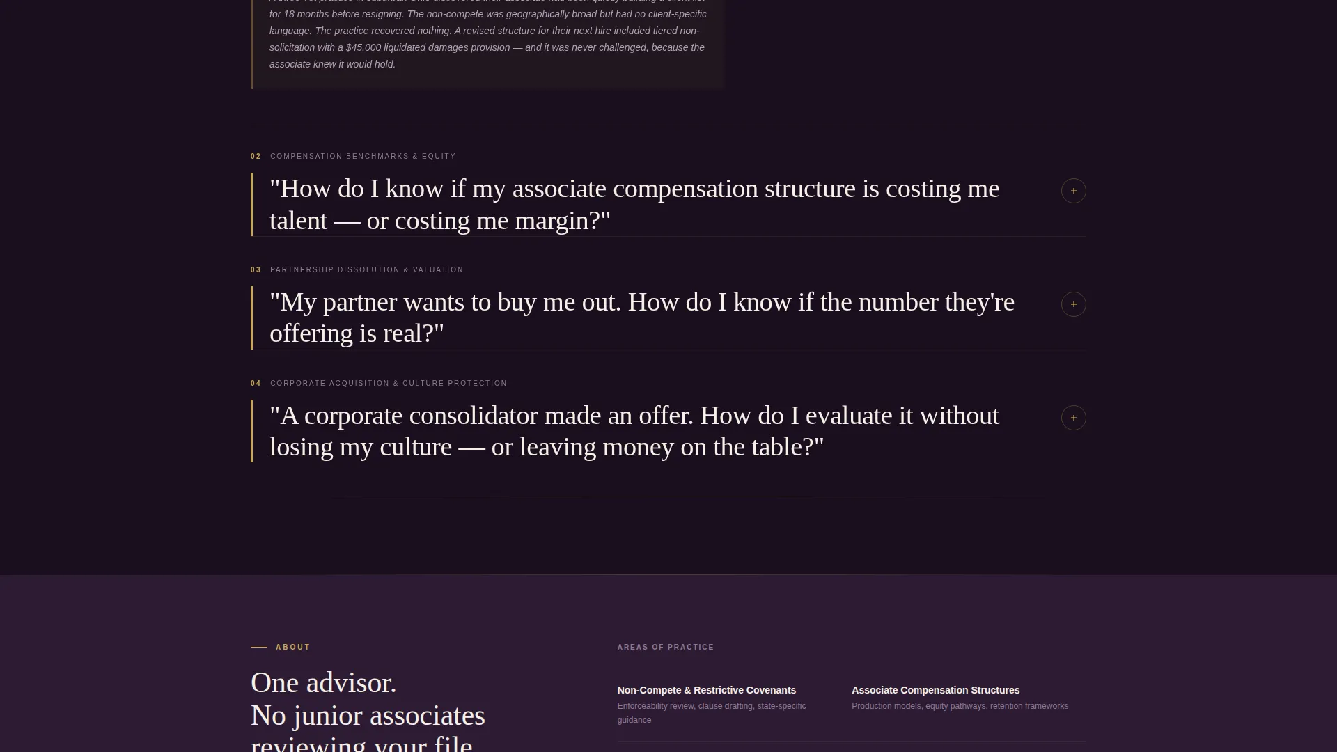 Veterinary Consulting FAQ Website Template