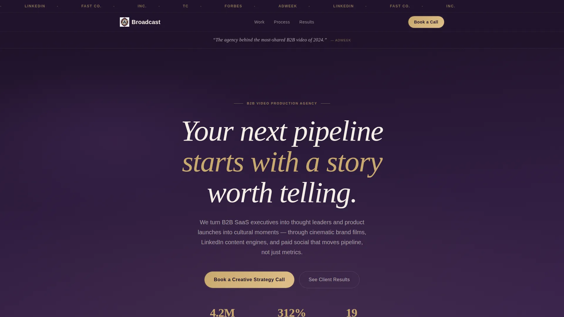 Marketing & Advertising Agency Booking Website Template