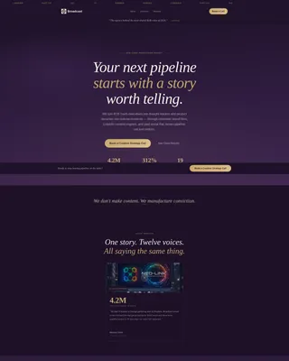 Marketing & Advertising Agency Booking Website Template