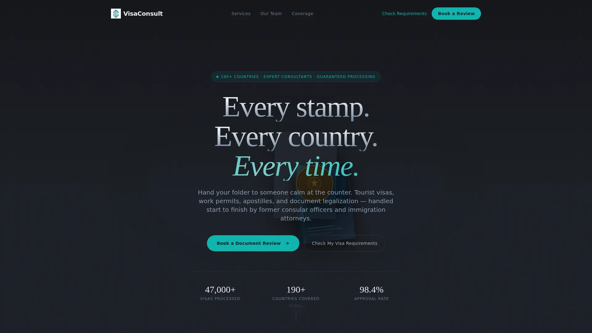 Specialty Consulting Booking Website Template