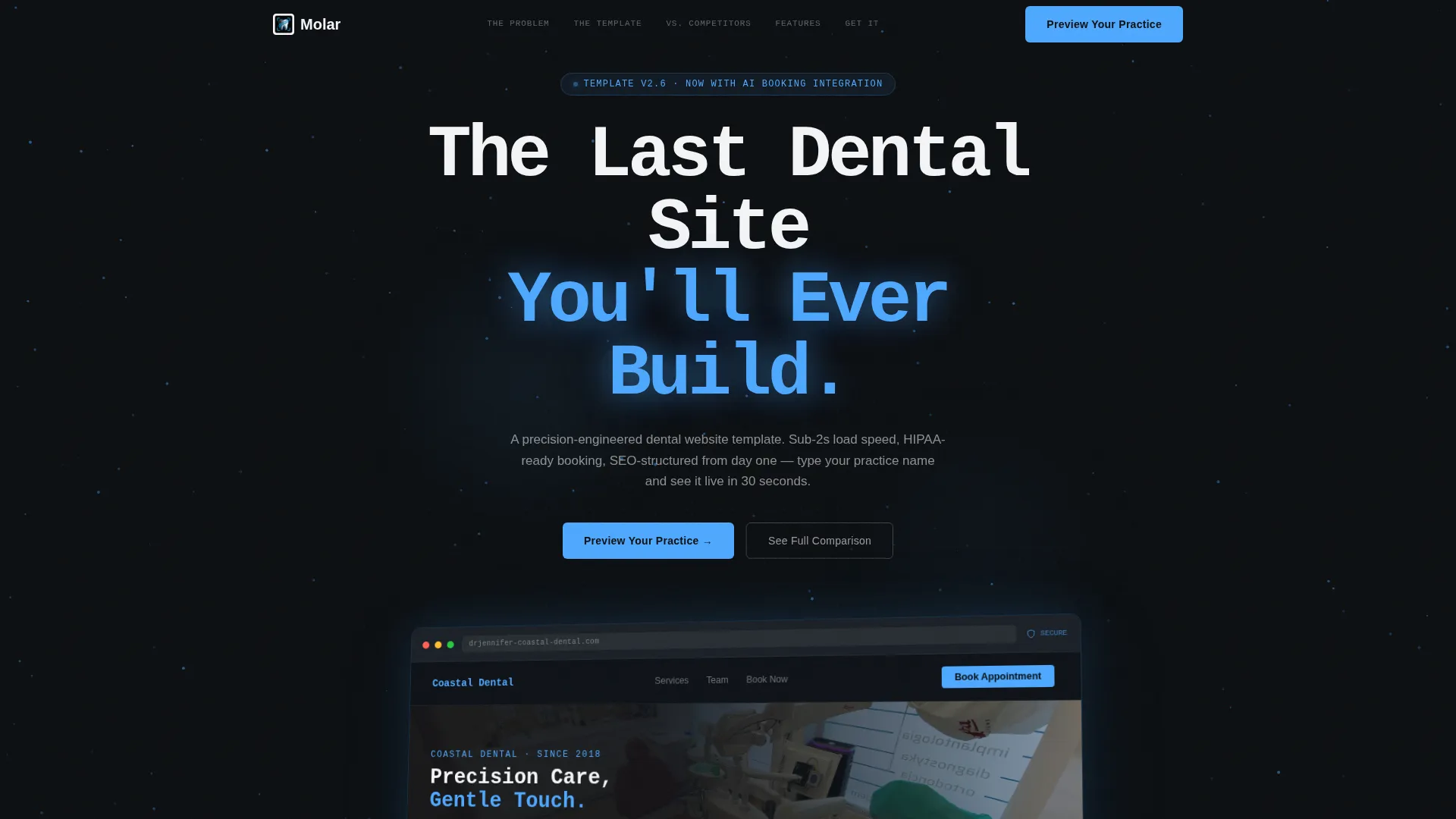Expert Dental Landing Page Template