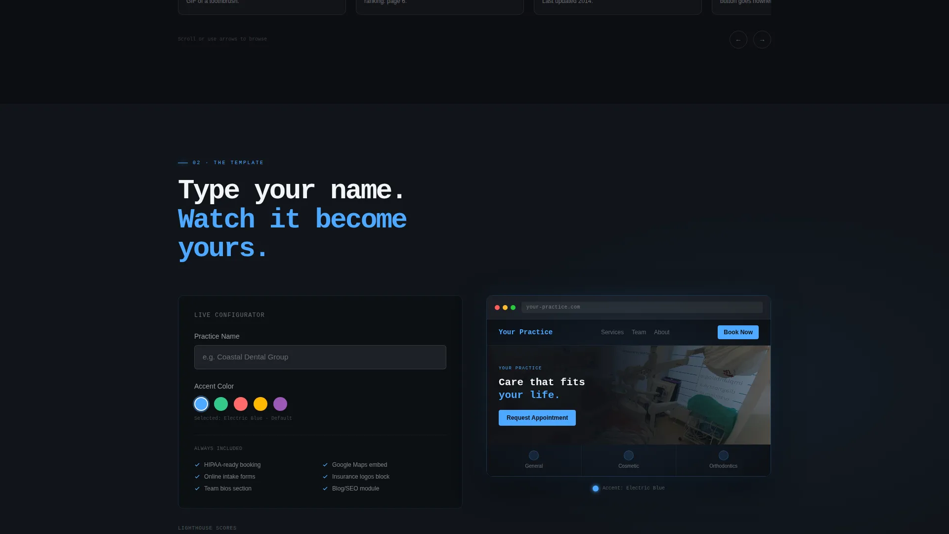Expert Dental Landing Page Template