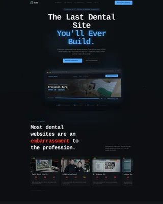 Expert Dental Landing Page Template