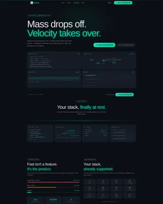 Instant Deployment Landing Page Template