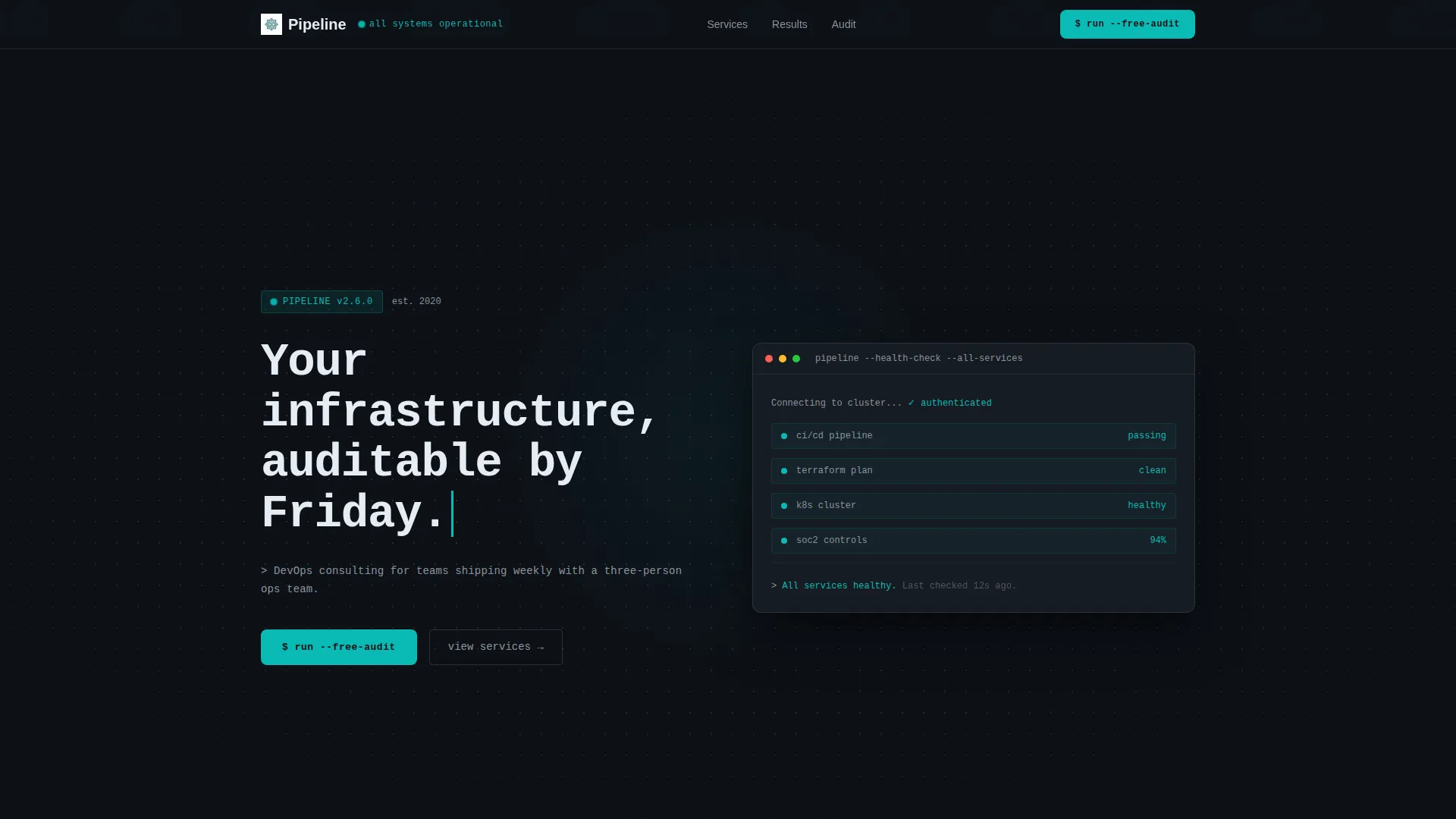 Robust DevOps Landing Page Template