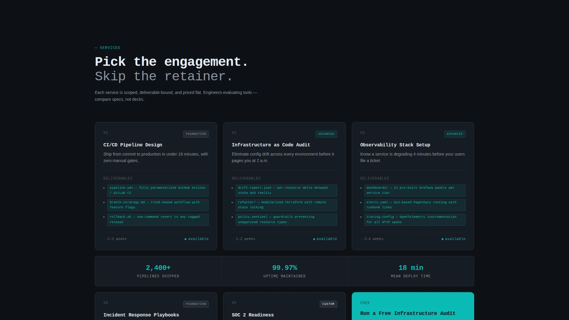 Robust DevOps Landing Page Template