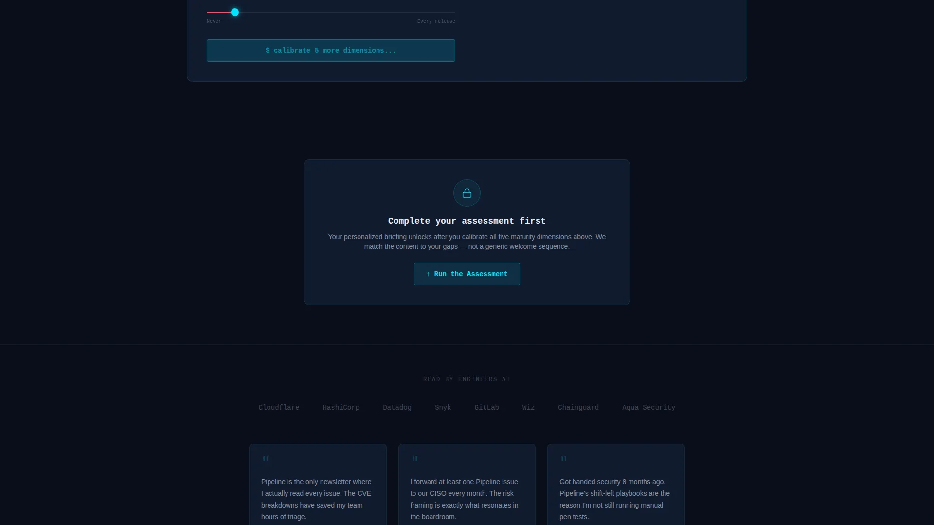 DevSecOps Platform Landing Page Template