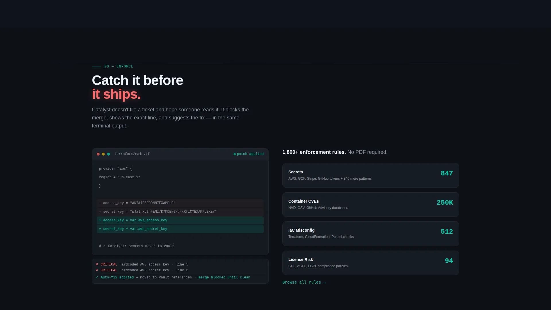 DevSecOps Open Source Landing Page Template