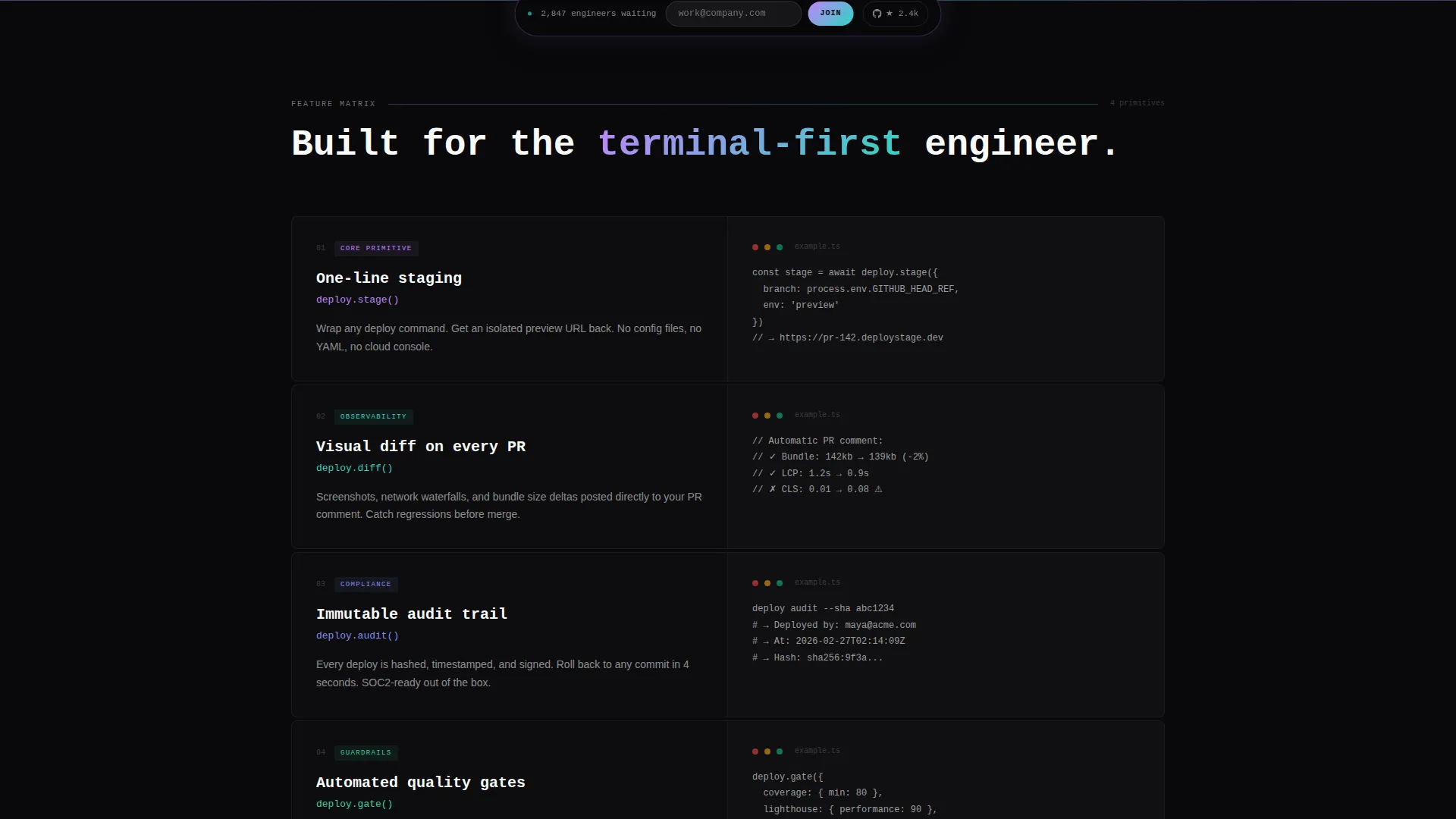 DevTools Coming Soon Landing Page Template