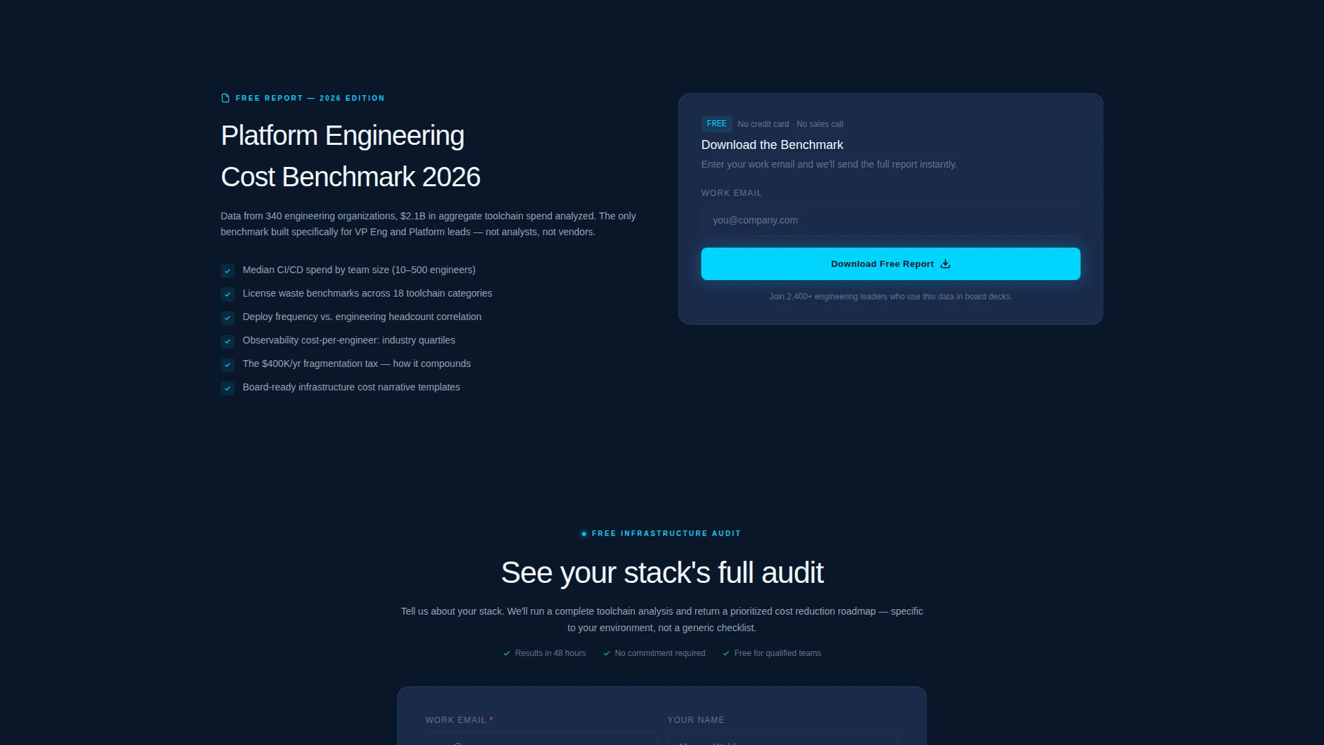 DevTools Integration Landing Page Template