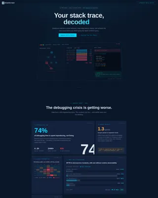 DevTools Pre-Seed Startup Landing Page Template