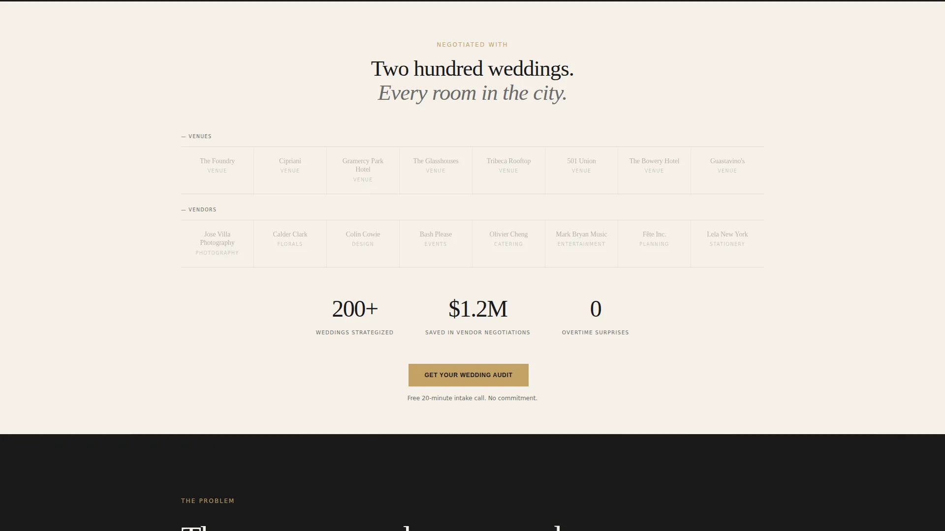 Wedding Consulting Booking Website Template