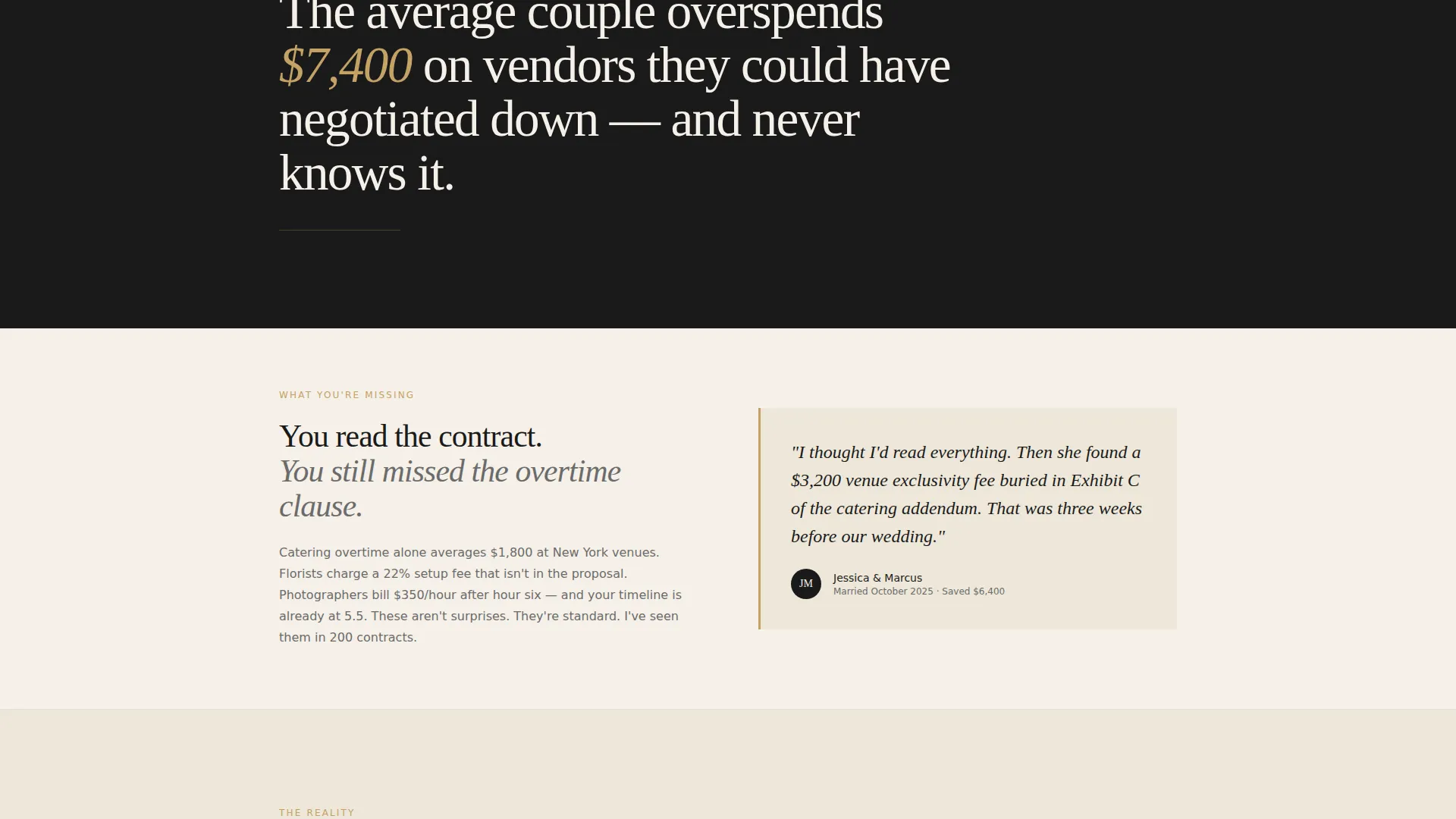 Wedding Consulting Booking Website Template