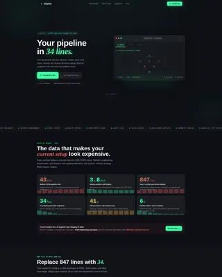 DevTools Automation Landing Page Template
