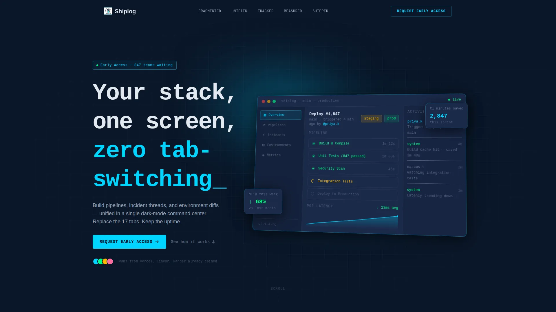 DevTools Waitlist Landing Page Template