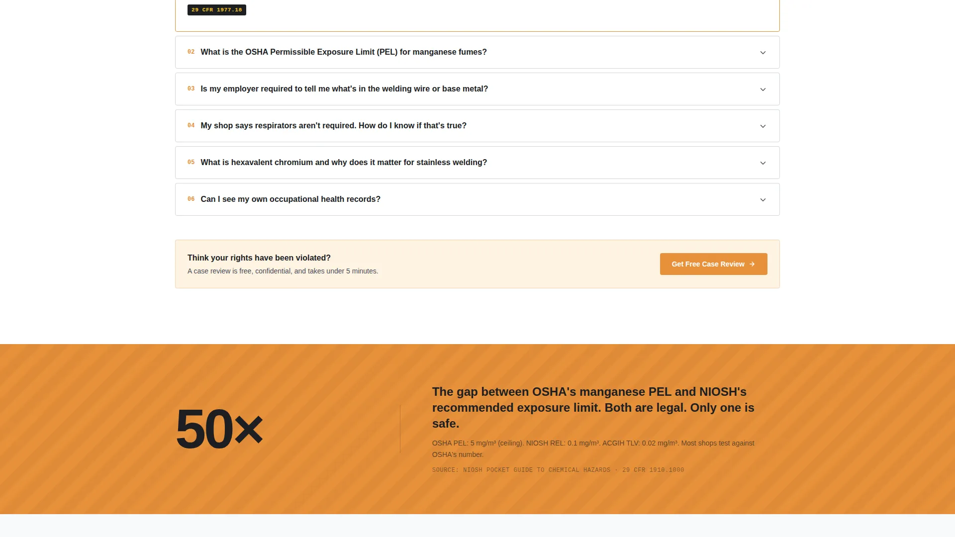 Welder FAQ Website Template