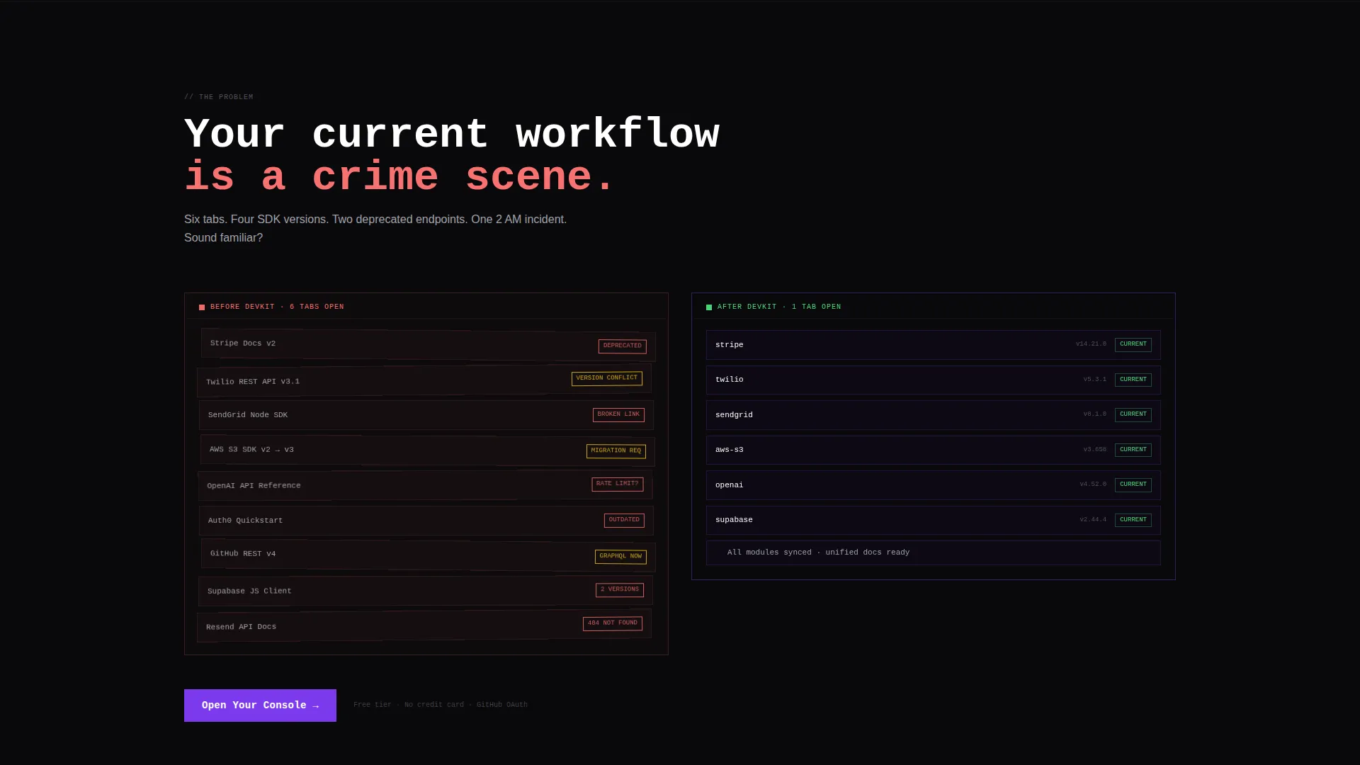 Modern Hub Landing Page Template