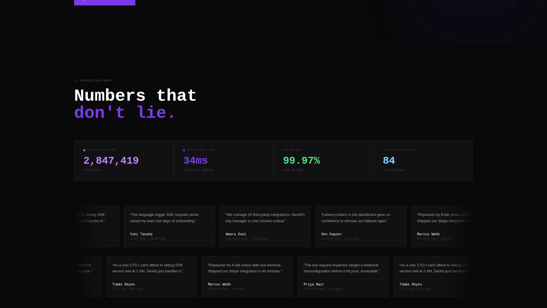 Modern Hub Landing Page Template