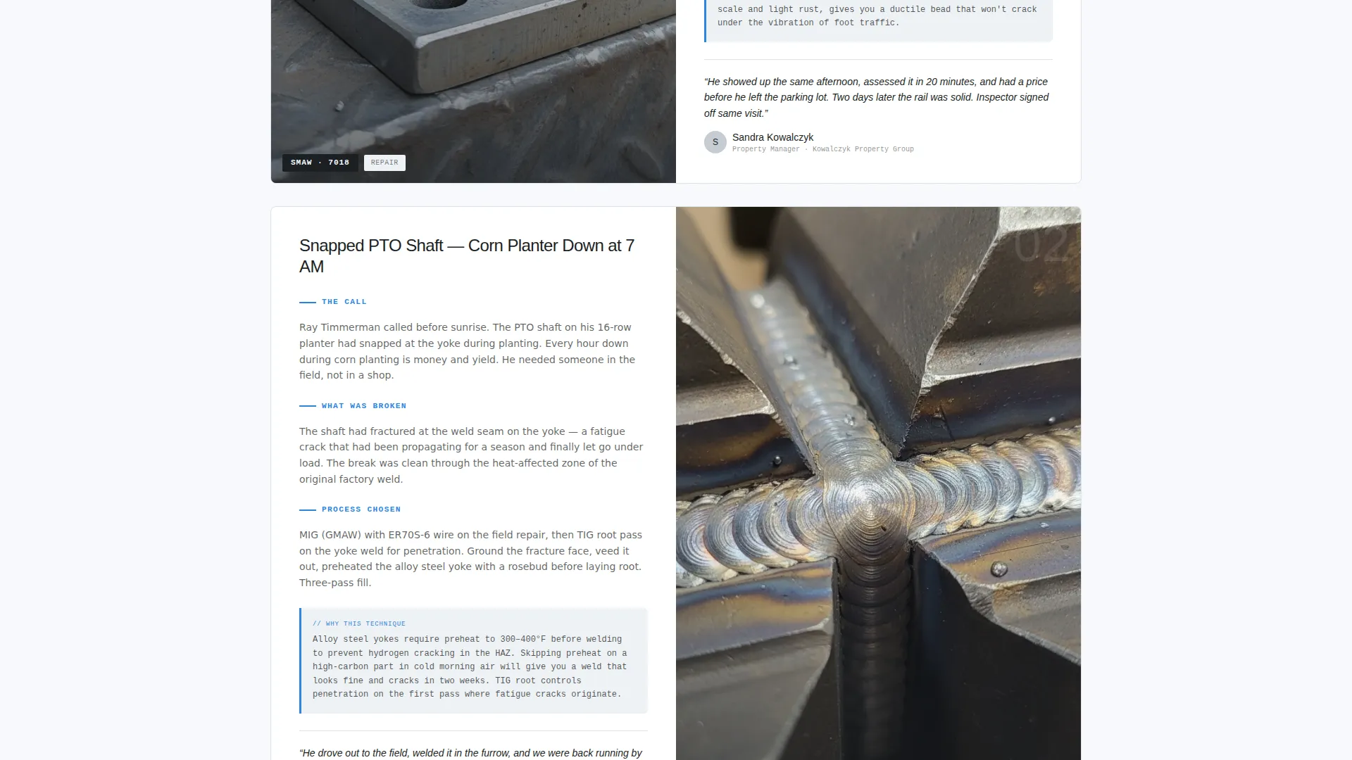 Welder Booking Website Template