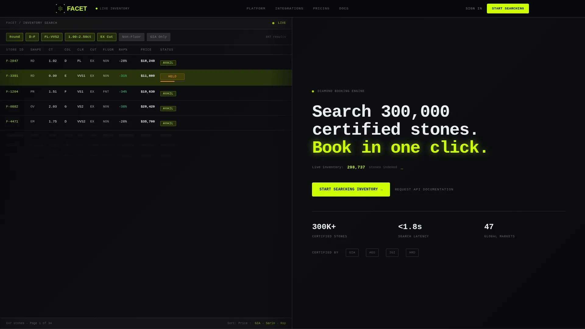 Luxury Diamond Landing Page Template