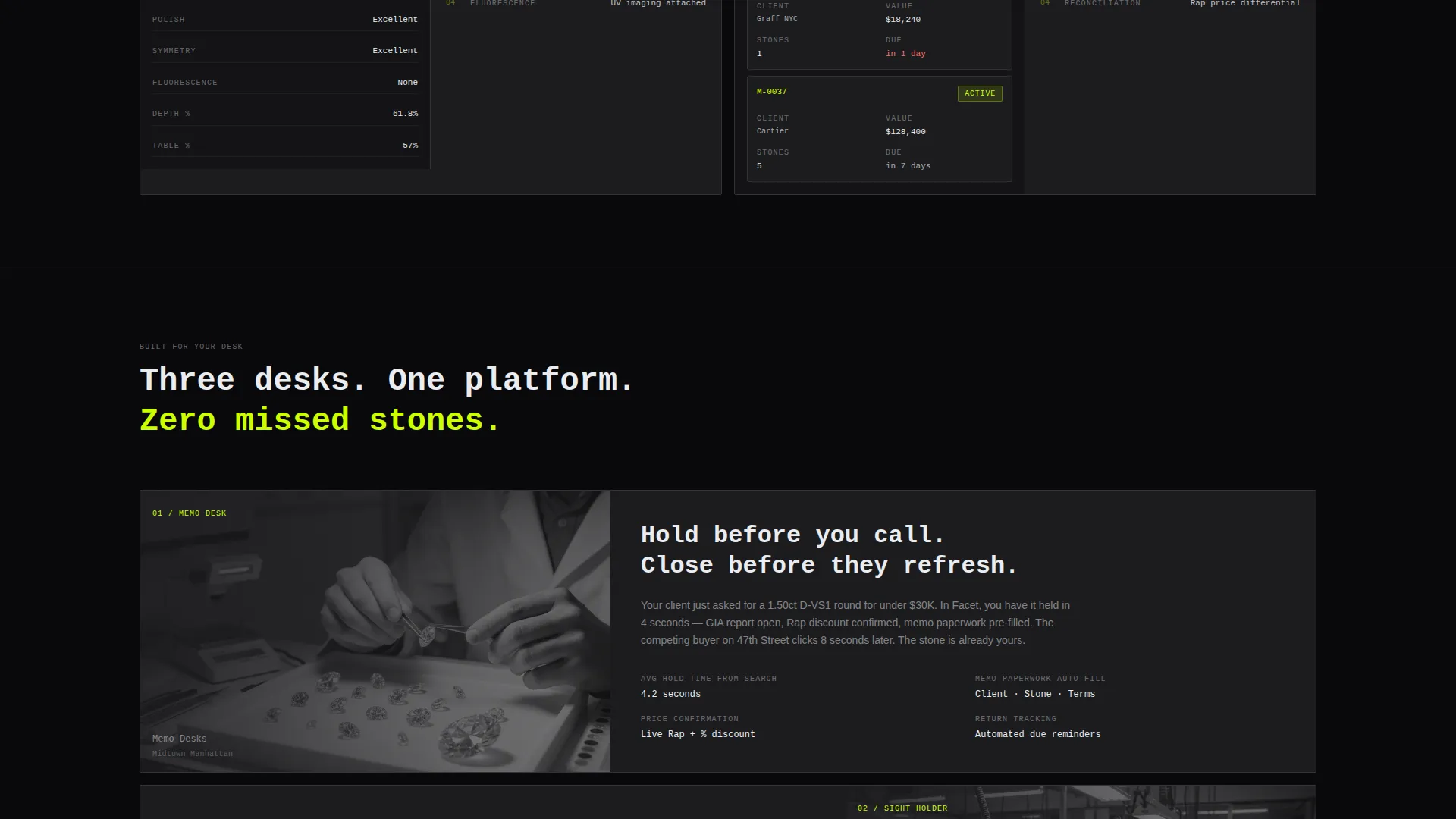 Luxury Diamond Landing Page Template