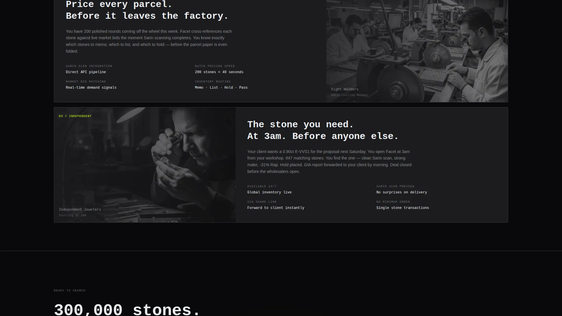 Luxury Diamond Landing Page Template