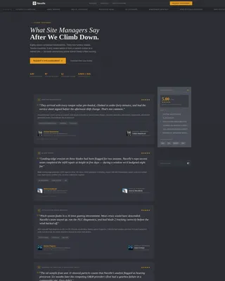 Wind Turbine Technician Business Reviews Website Template