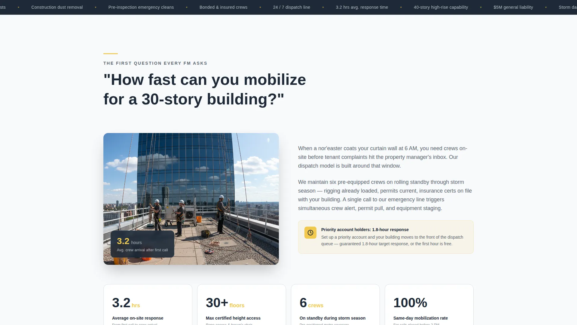 Window Cleaner Marketing Specialist Blog Website Template