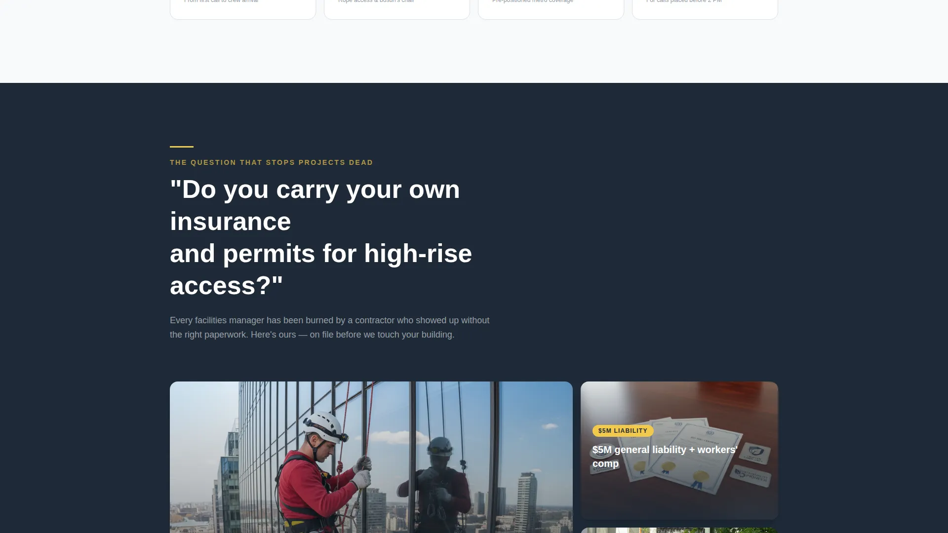 Window Cleaner Marketing Specialist Blog Website Template
