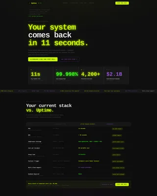 Disaster Recovery Landing Page Template