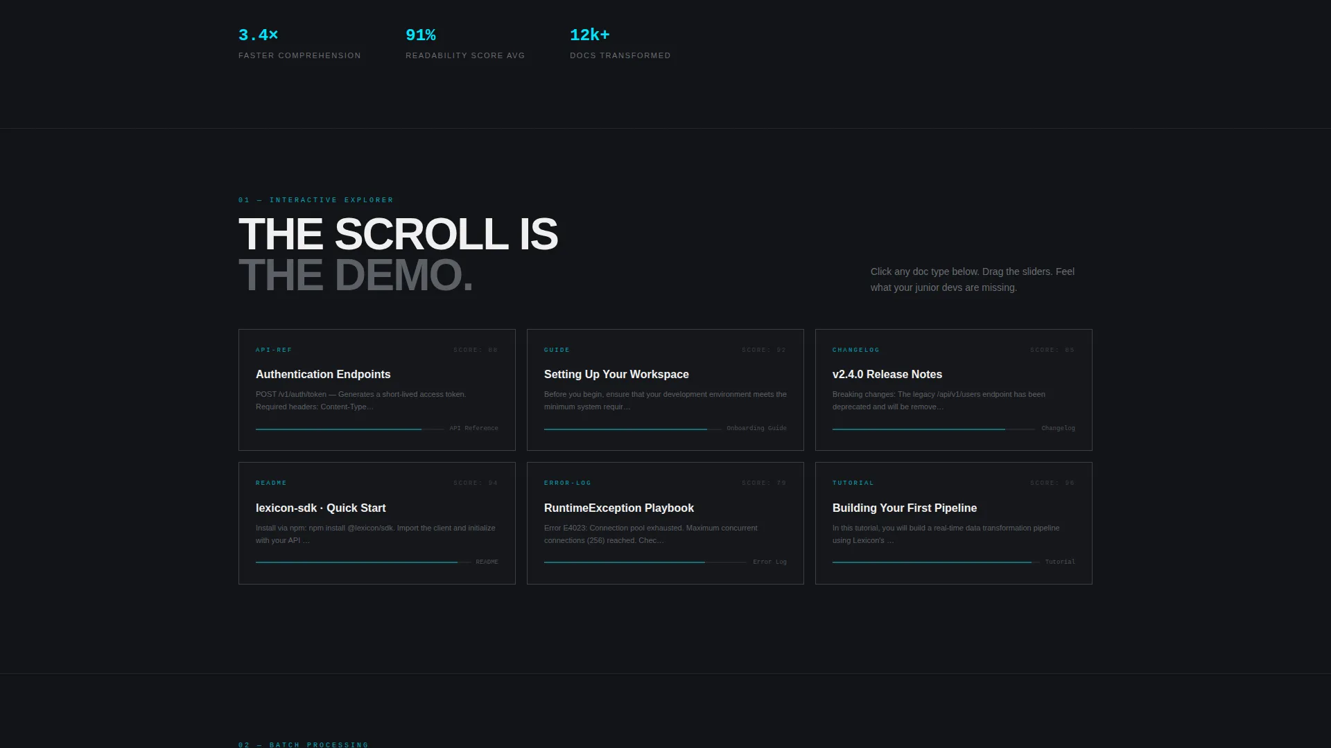 Dyslexia-Friendly Documentation Landing Page Template