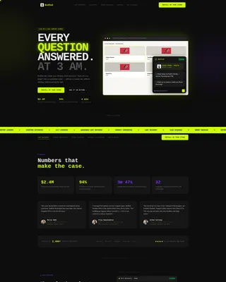 AI Chatbot Landing Page Template for E-Commerce