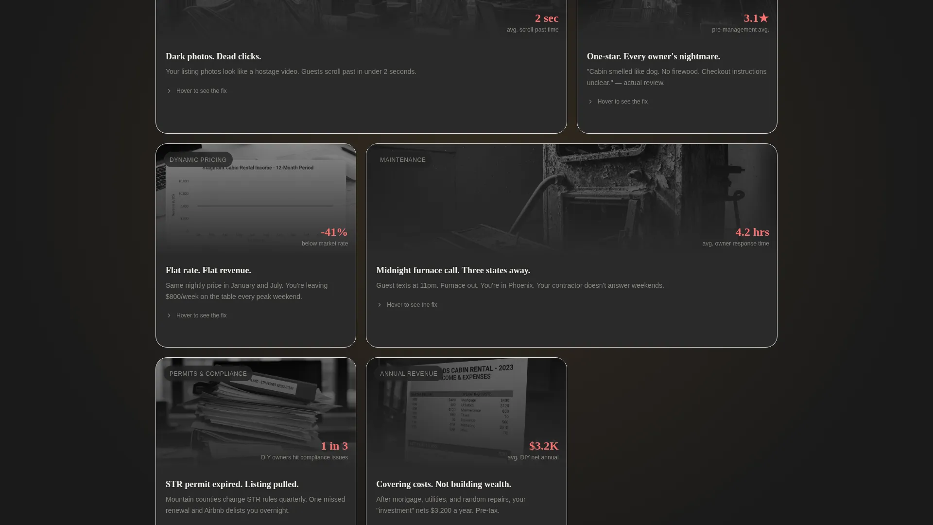 A-Frame House Real Estate Booking Website Template