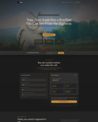 A-Frame House Real Estate Advanced Booking Website Template