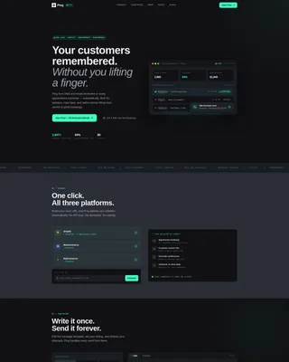E-Commerce Appointment Reminder Landing Page Template