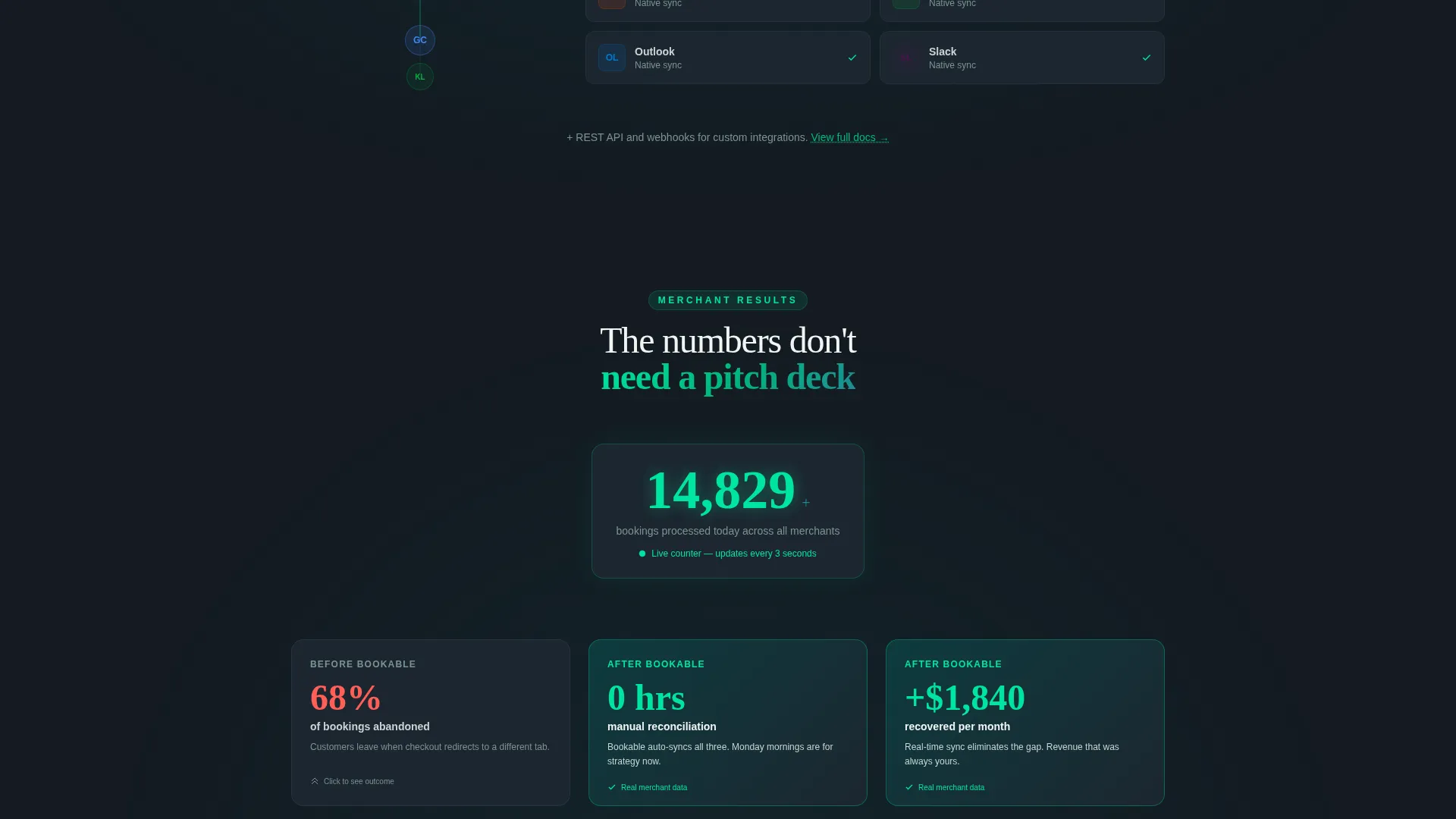 Dynamic eCommerce Booking Landing Page Template