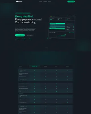 Dynamic eCommerce Booking Landing Page Template