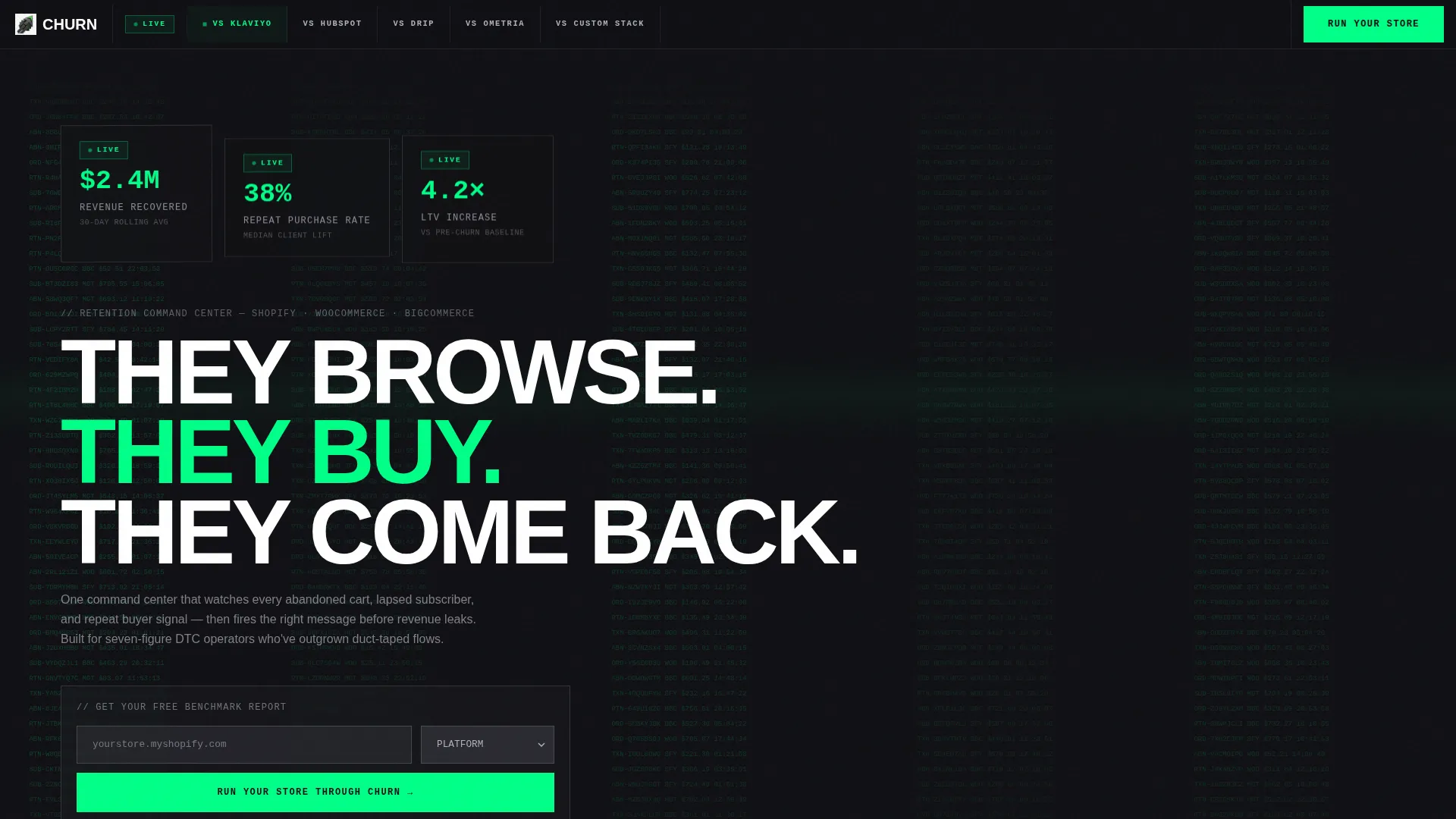 E-Commerce CRM Landing Page Template | Hub & Spoke