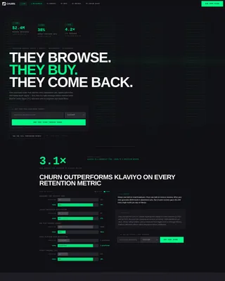 E-Commerce CRM Landing Page Template | Hub & Spoke