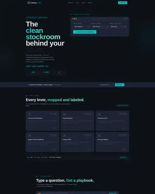 Ecommerce Landing Page Template